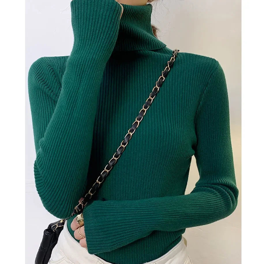 Alice - Einfacher Rollkragenpullover 14