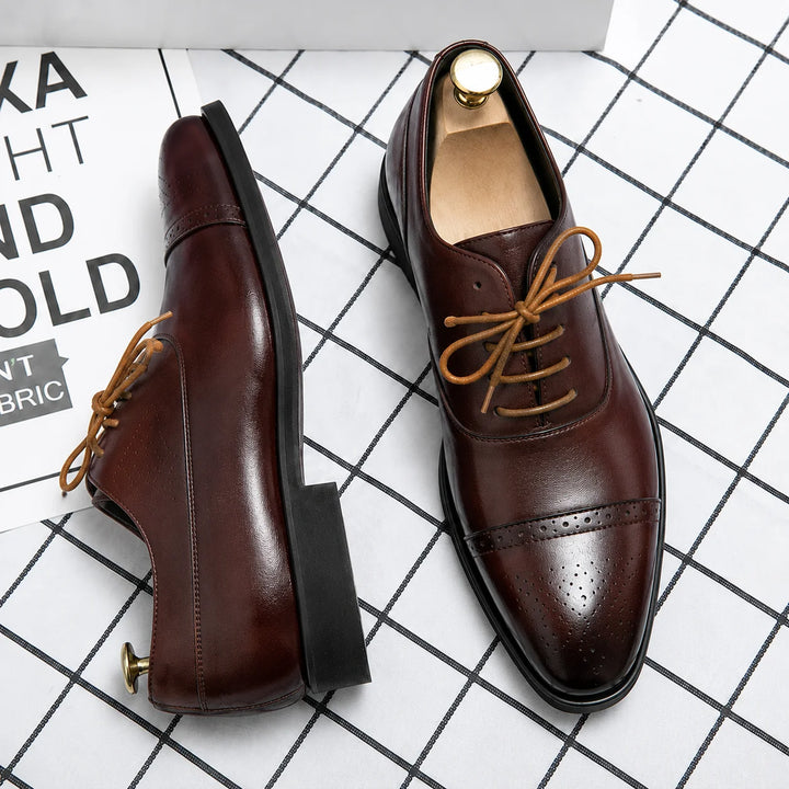 Business Schuhe Herren | Klassisches Brogue Design 1