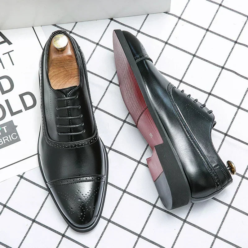 Business Schuhe Herren | Klassisches Brogue Design 4