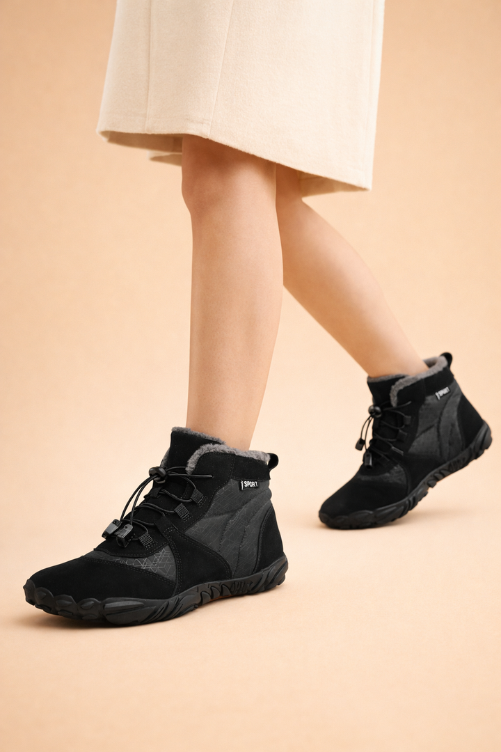 Eleonor | Women’s Warm Comfort High-Top Hiking Boots for Winter Adventures