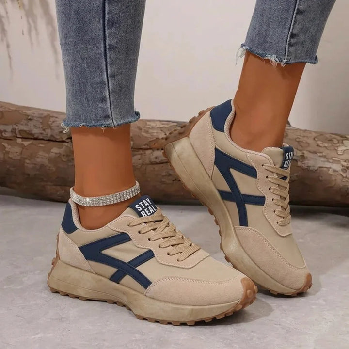 Damen orthopädische Sneaker im Retro Stil bequem 0