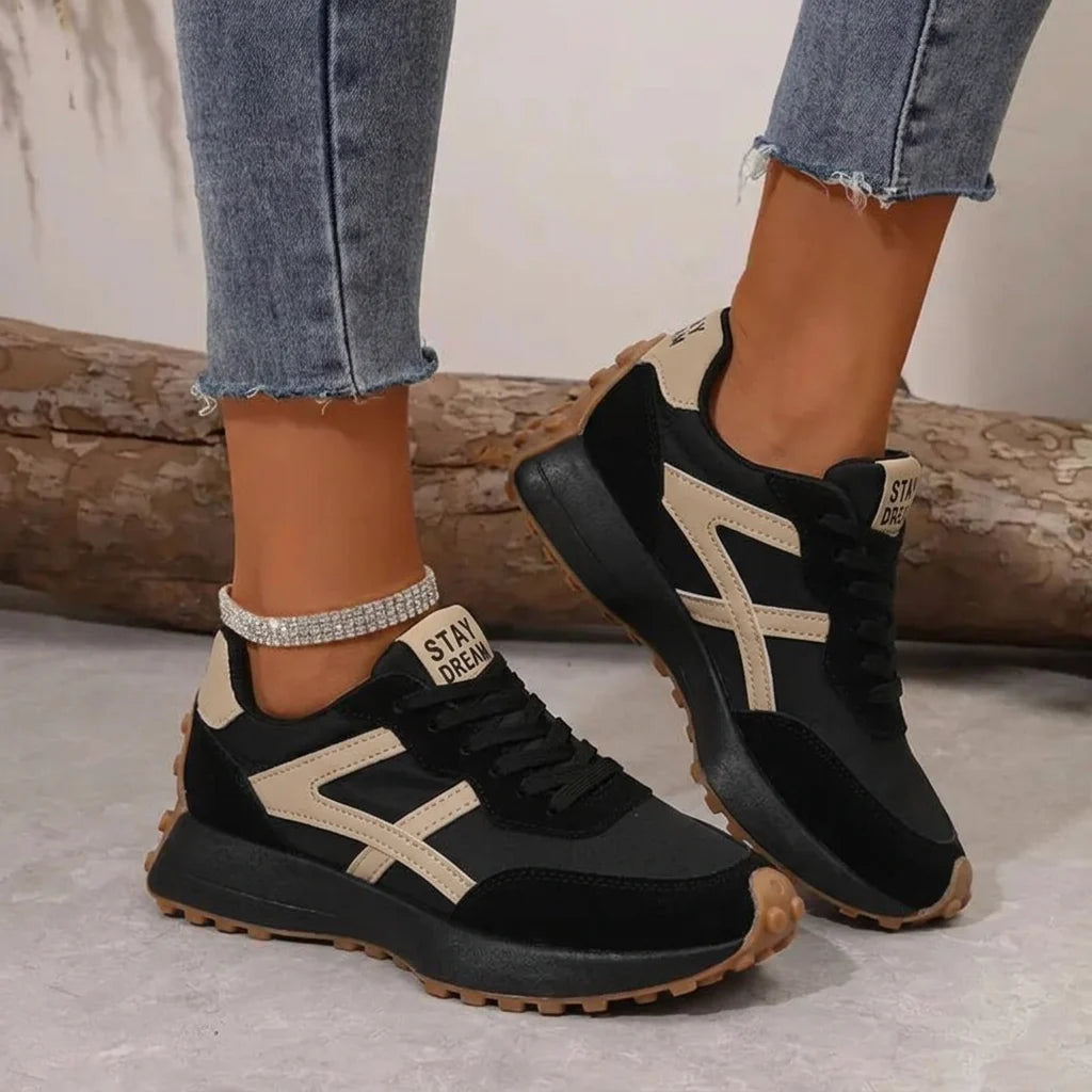 Damen orthopädische Sneaker im Retro Stil bequem 1