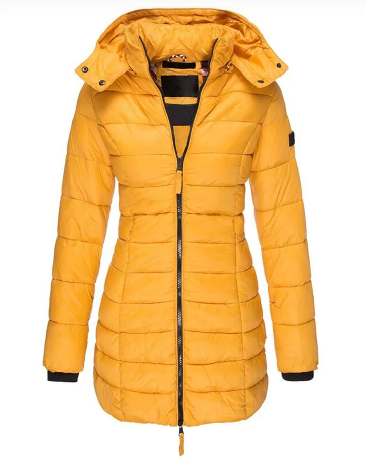 Drune Elisa - Die beste und kuscheligste Daunenjacke mit Kapuze und Reißverschluss 1
