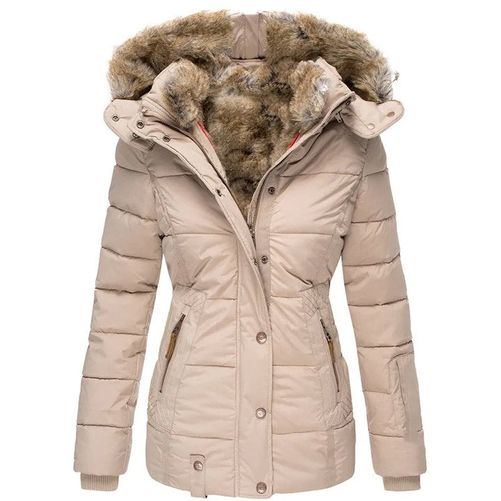 Drune | Warme Winterjacke Mit Pelzfutter Für Damen 5