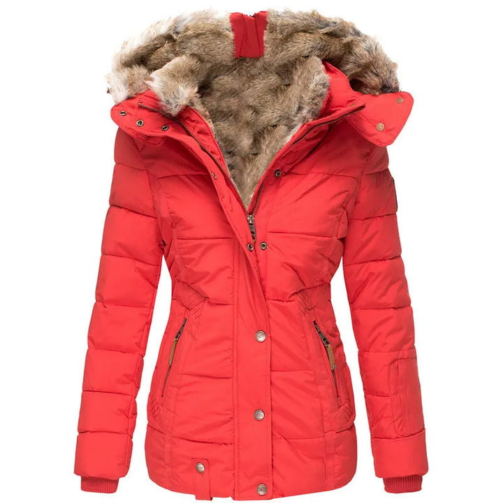 Drune | Warme Winterjacke Mit Pelzfutter Für Damen 6