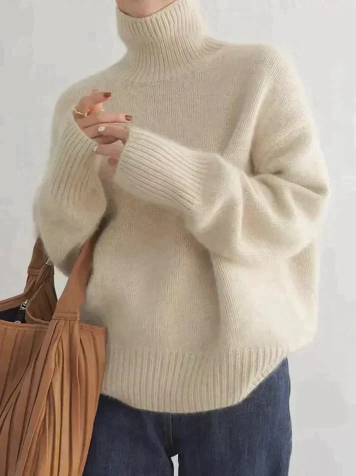 Eleganter Rollkragenpullover aus edlem Mischgewebe 0