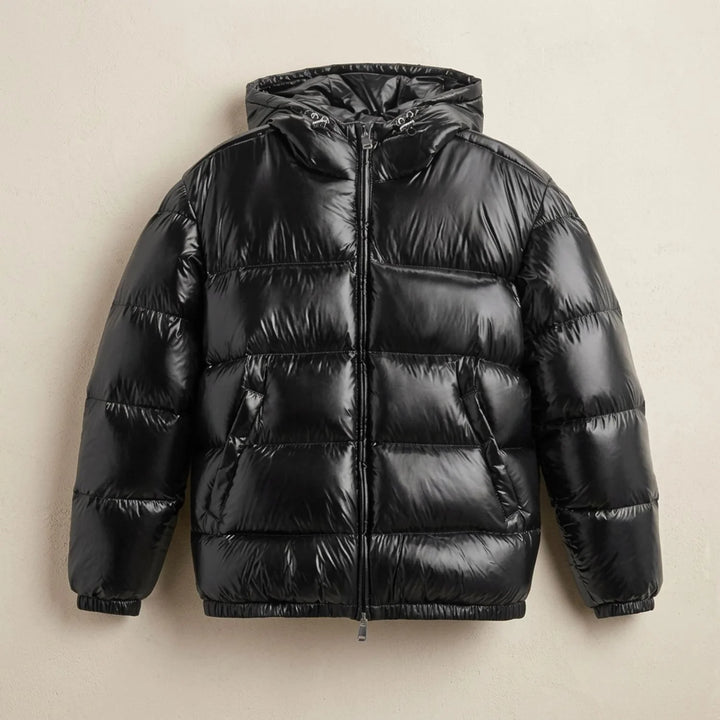 Elias | Herren Steppjacke Oversized Kapuzen-Pufferjacke Wasserabweisend 0