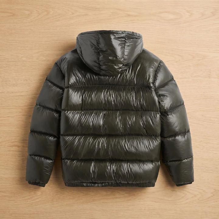 Elias | Herren Steppjacke Oversized Kapuzen-Pufferjacke Wasserabweisend 3