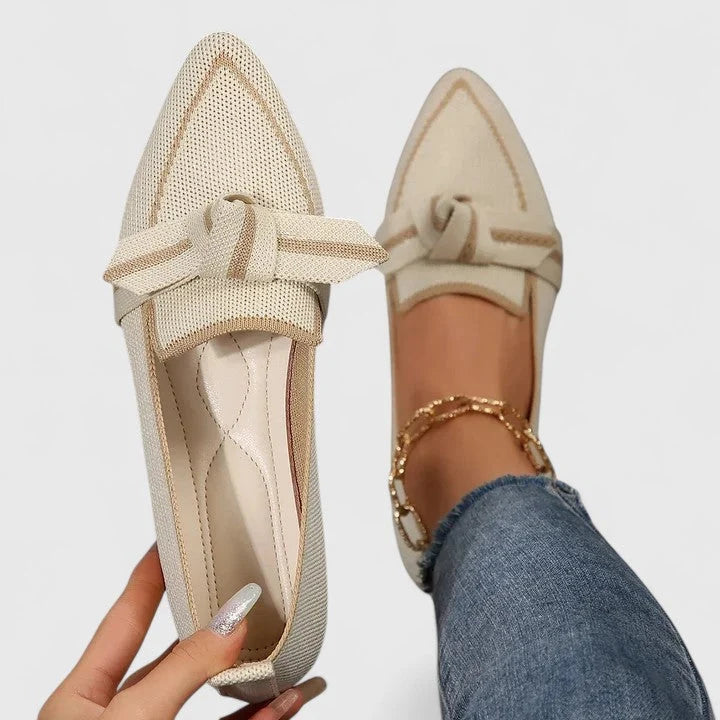 Felicia | Orthopädische Spitz Zulaufende Knoten Loafer 4