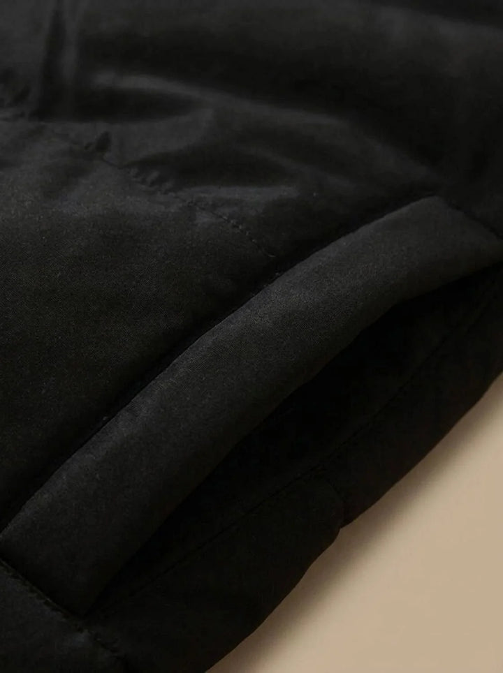 Hannah | Damen Daunenjacke mit Kapuze Sherpa-Fleece-Futter Winterjacke 4