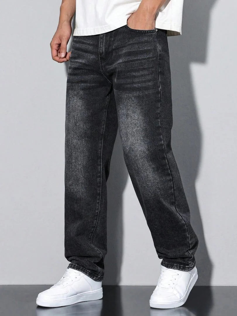 Herren Jeans | Gerade Beine & Gewaschene Optik 1