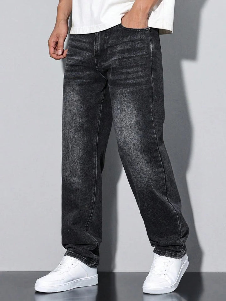 Herren Jeans | Gerade Beine & Gewaschene Optik 1
