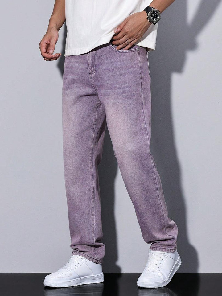 Herren Jeans | Gerade Beine & Gewaschene Optik 2