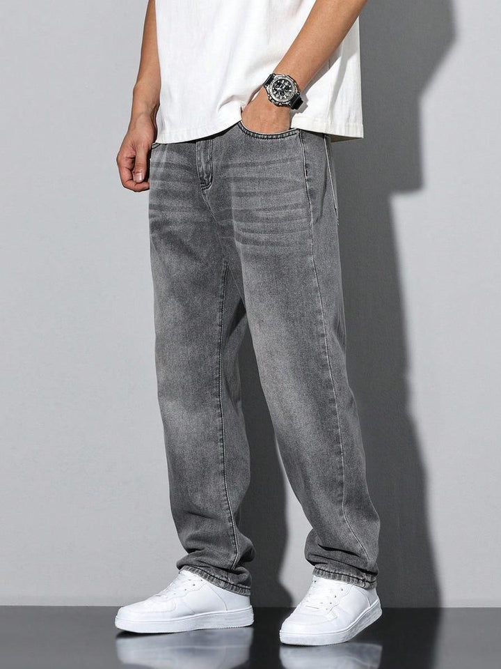 Herren Jeans | Gerade Beine & Gewaschene Optik 6