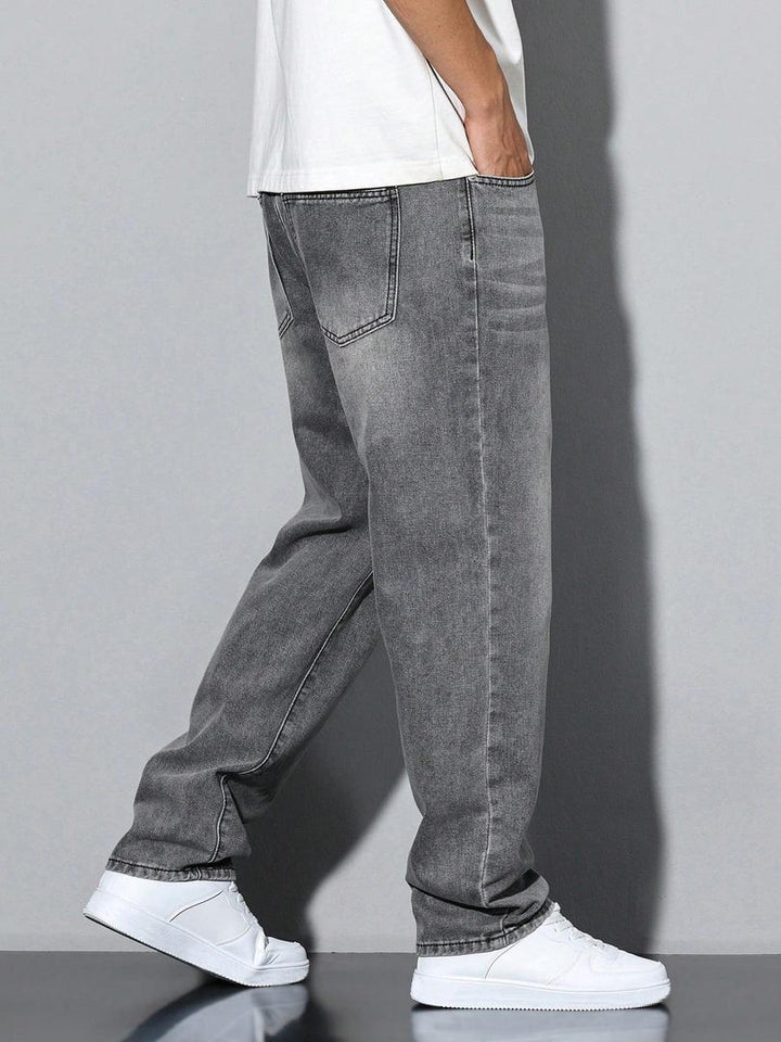 Herren Jeans | Gerade Beine & Gewaschene Optik 8