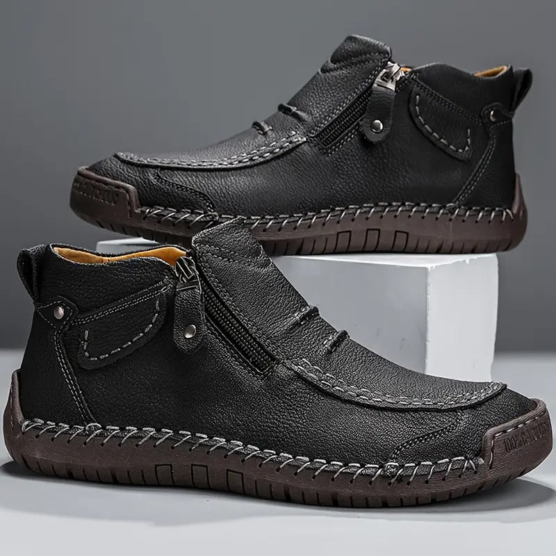 Herren Schuhe orthopädisch mit Reißverschluss 0