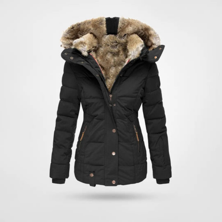 Invy | Women's Winter Puffer Parka Jacket | Warm 0