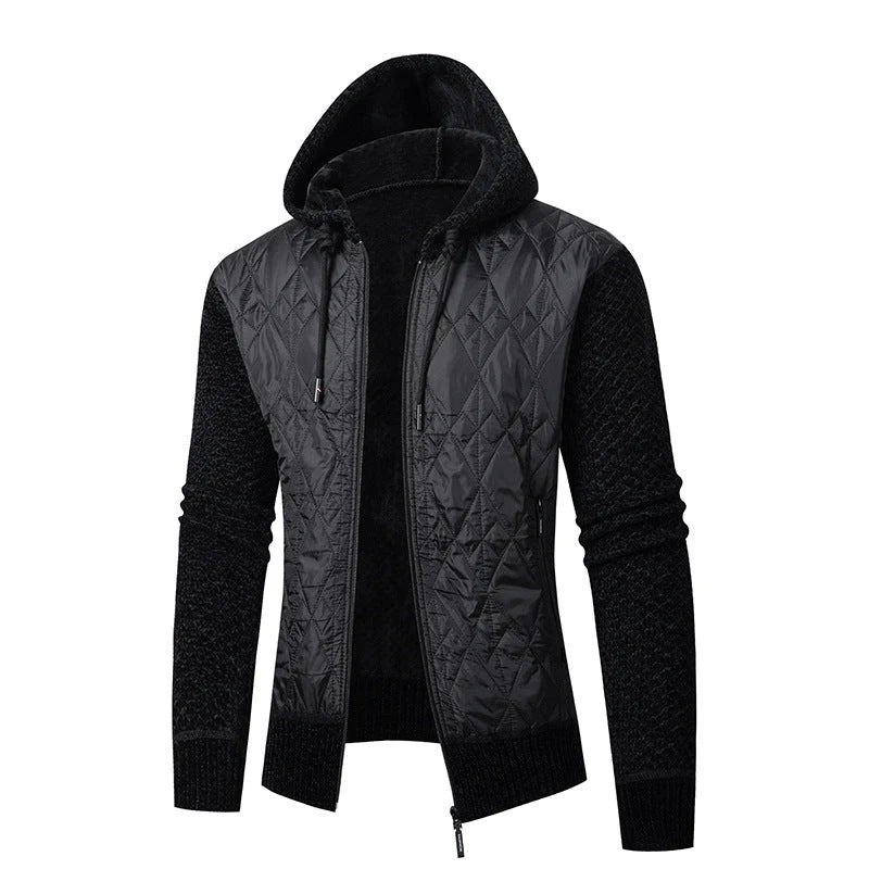 Konstantin | Kapuzenjacke mit Wattierung und Teddyfutter 0