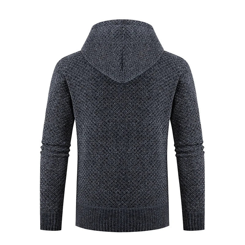Konstantin | Kapuzenjacke mit Wattierung und Teddyfutter 5