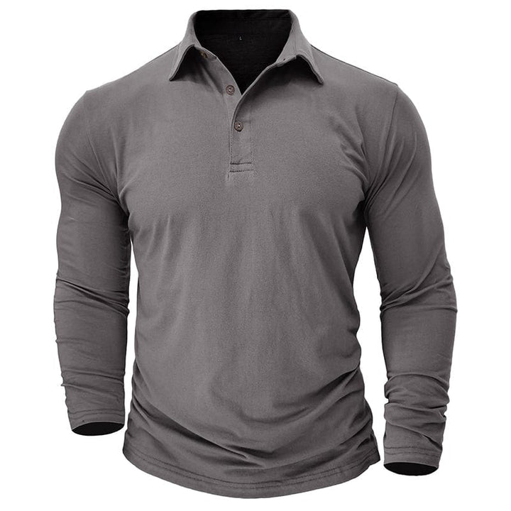 Langarm Poloshirt Herren | Figurbetonte Passform 0