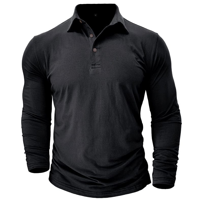 Langarm Poloshirt Herren | Figurbetonte Passform 3