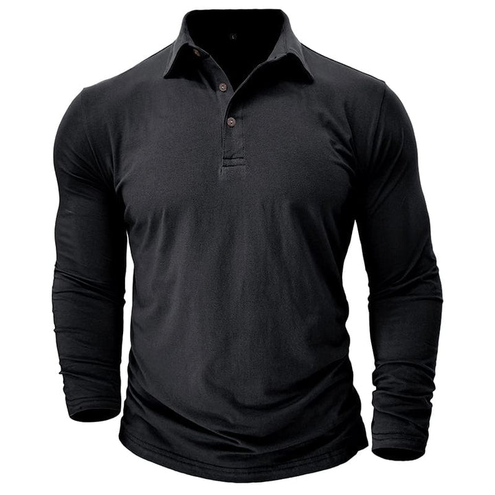 Langarm Poloshirt Herren | Figurbetonte Passform 3