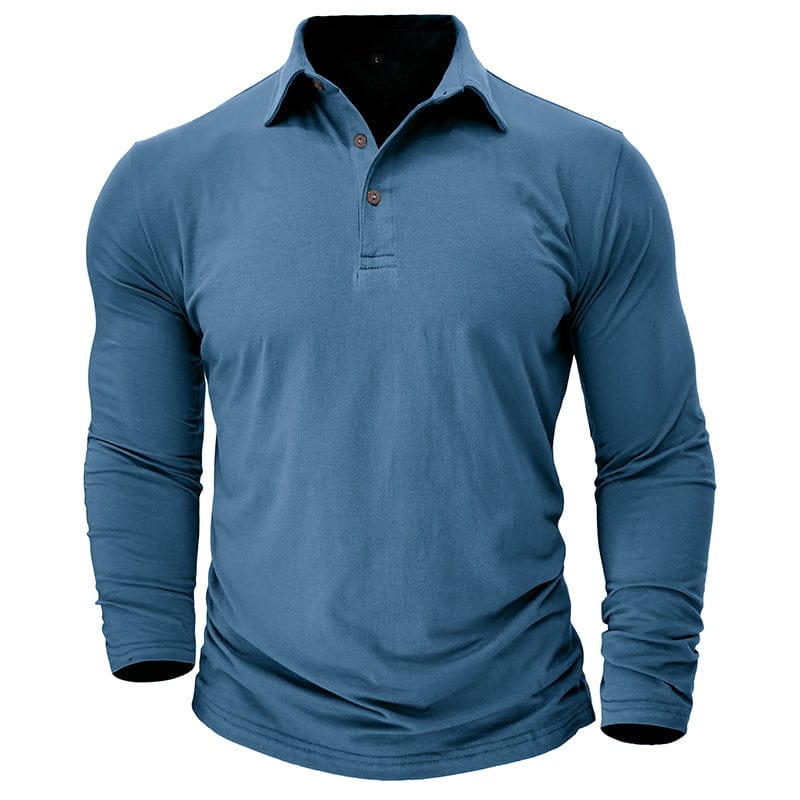 Langarm Poloshirt Herren | Figurbetonte Passform 4