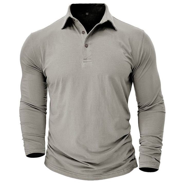 Langarm Poloshirt Herren | Figurbetonte Passform 6