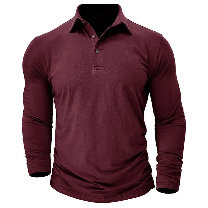 Langarm Poloshirt Herren | Figurbetonte Passform 7