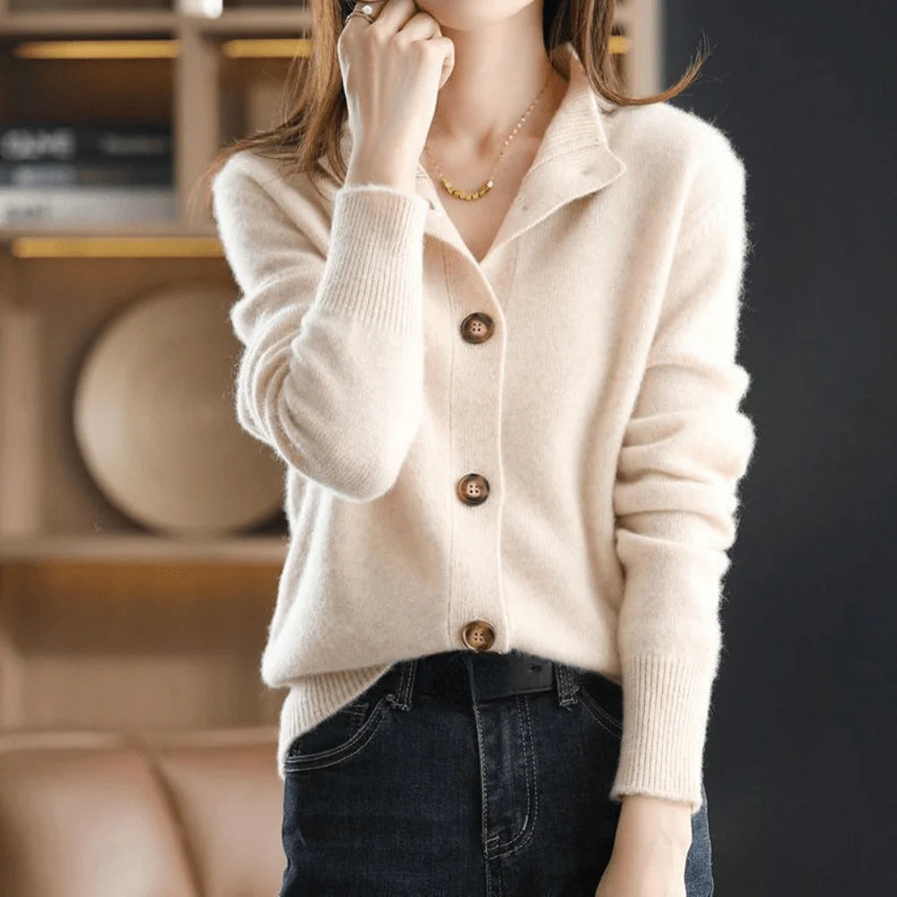 Lara | Damen Leichte Strickjacke im Casual-Stil 1