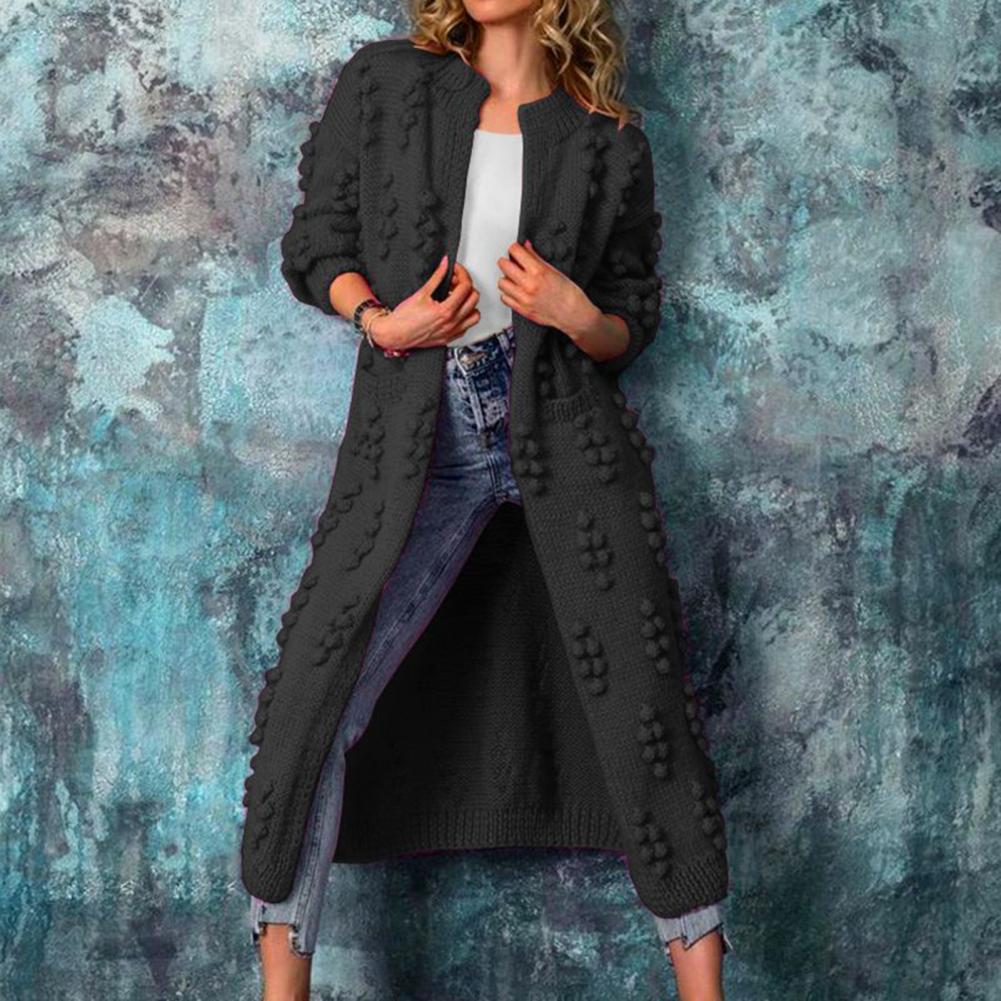 Laura | Lange Strickjacke Trenchstil 5