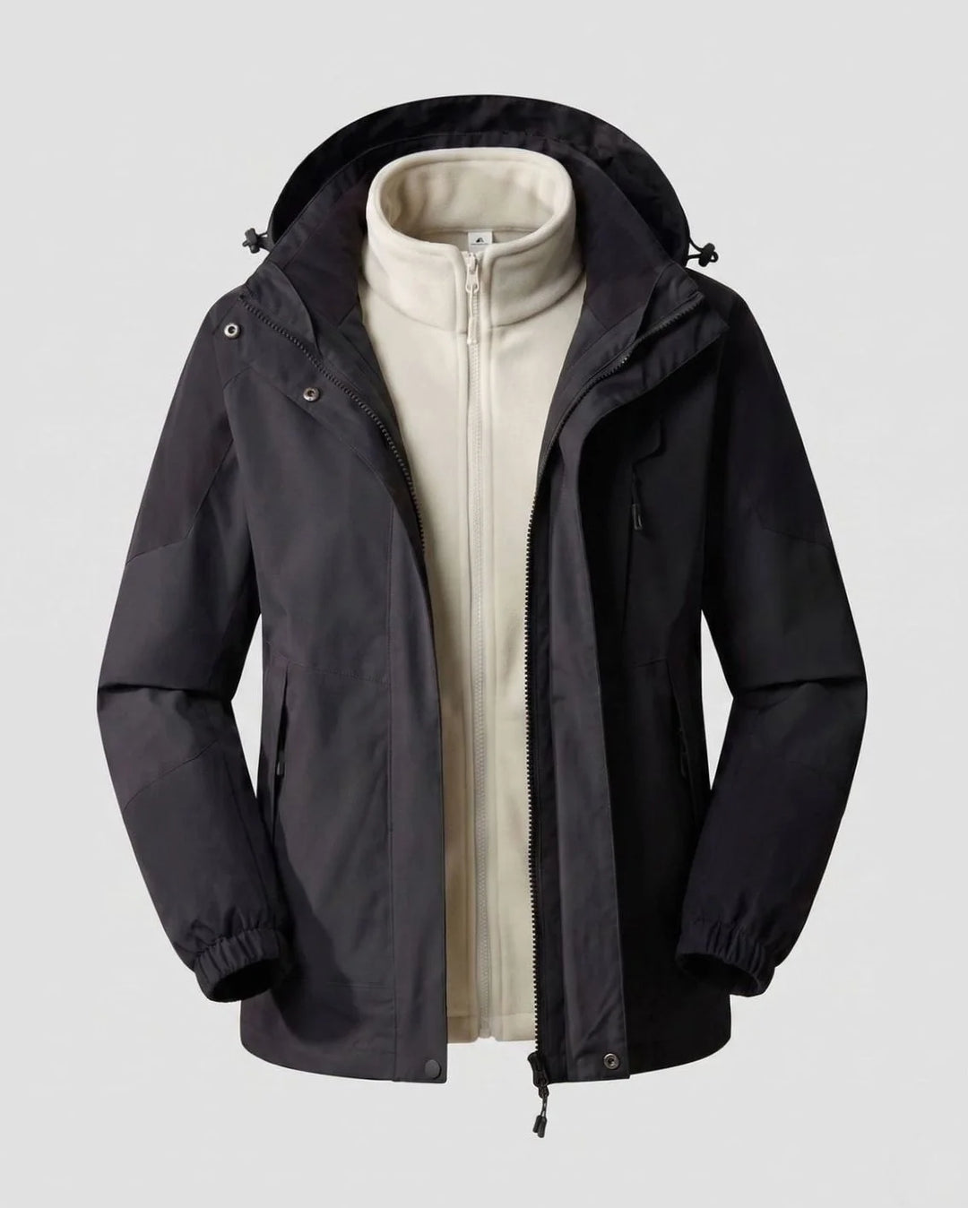 Luisa | Damen Wasserdichte Outdoor-Jacke mit Kapuze Atmungsaktiv Zweilagig 10