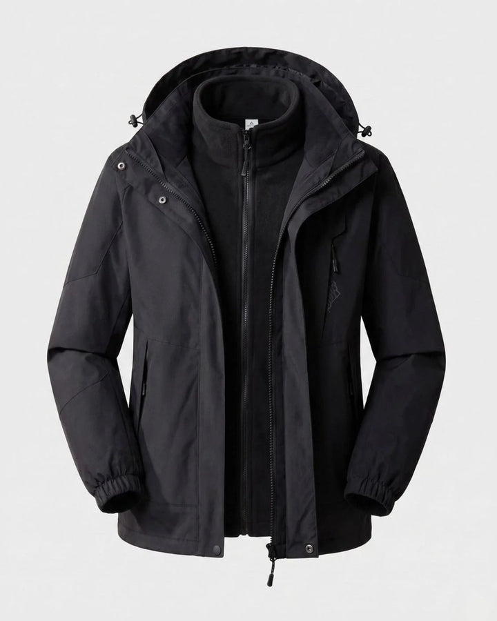 Luisa | Damen Wasserdichte Outdoor-Jacke mit Kapuze Atmungsaktiv Zweilagig 18