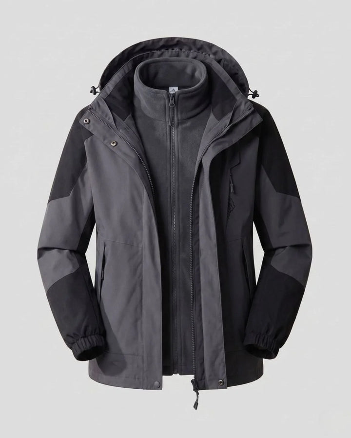 Luisa | Damen Wasserdichte Outdoor-Jacke mit Kapuze Atmungsaktiv Zweilagig 21