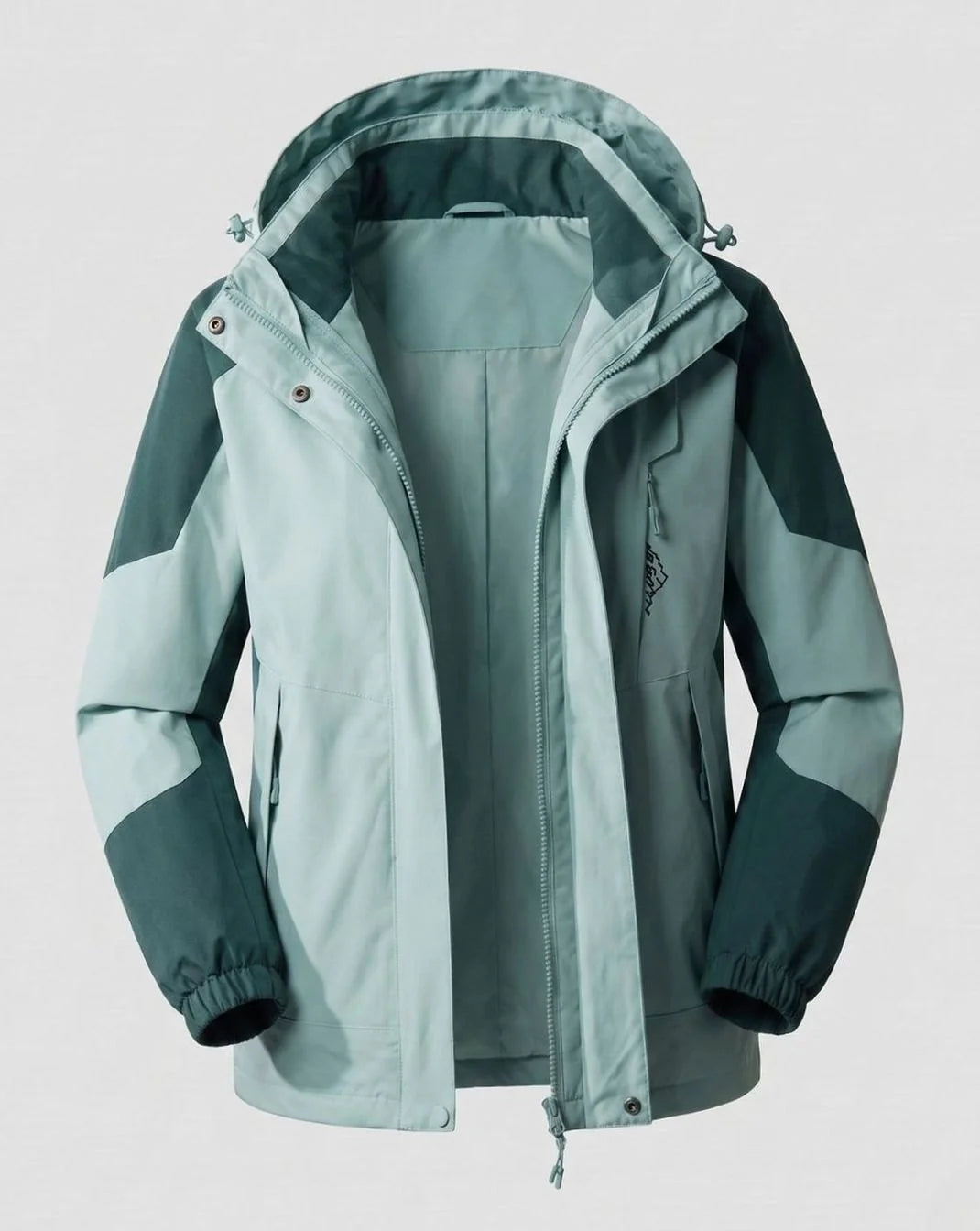 Luisa | Damen Wasserdichte Outdoor-Jacke mit Kapuze Atmungsaktiv Zweilagig 28