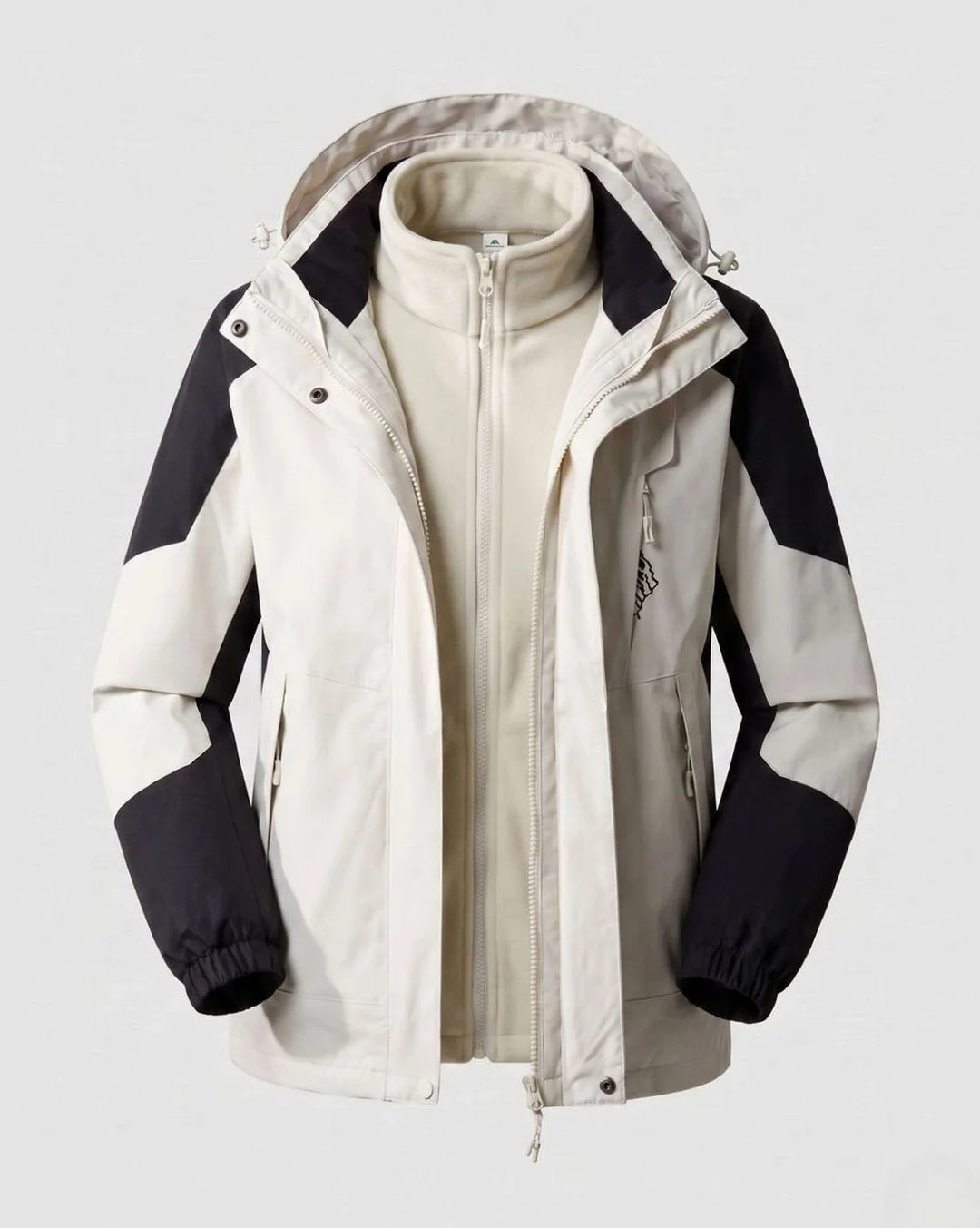 Luisa | Damen Wasserdichte Outdoor-Jacke mit Kapuze Atmungsaktiv Zweilagig 31