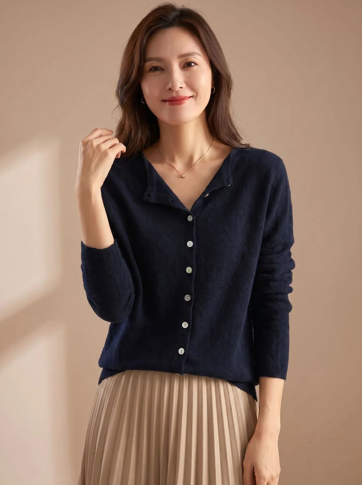 Marie | Damen Strickpullover Warm Gemütlich Klassisch 3