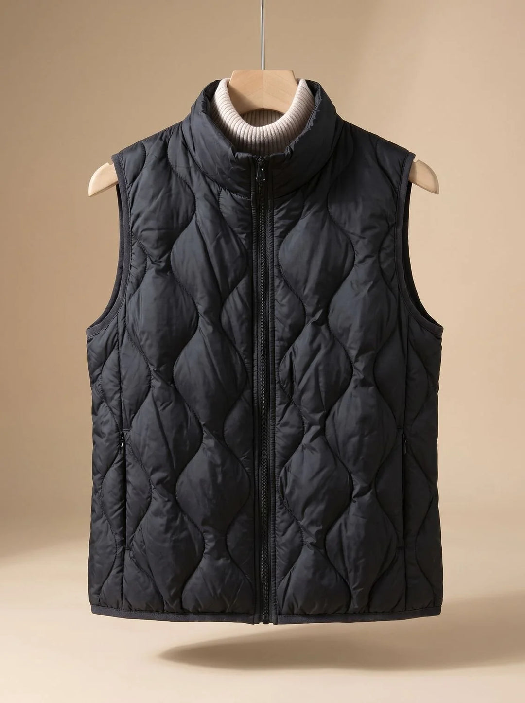 Marlene | Damen Steppweste Bodywarmer mit Stehkragen und Taschen 1