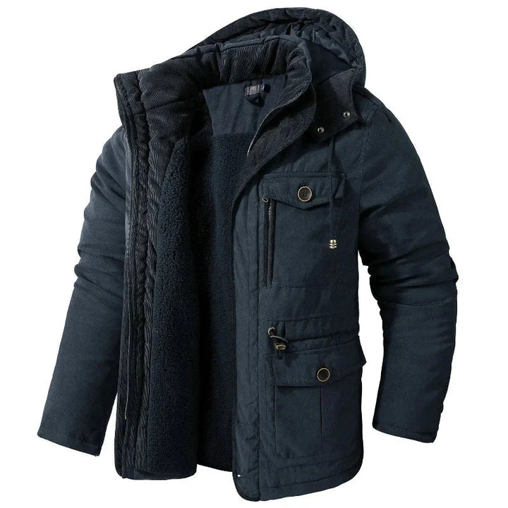 Mason | Herren Parka mit Kapuze und Taschen 1