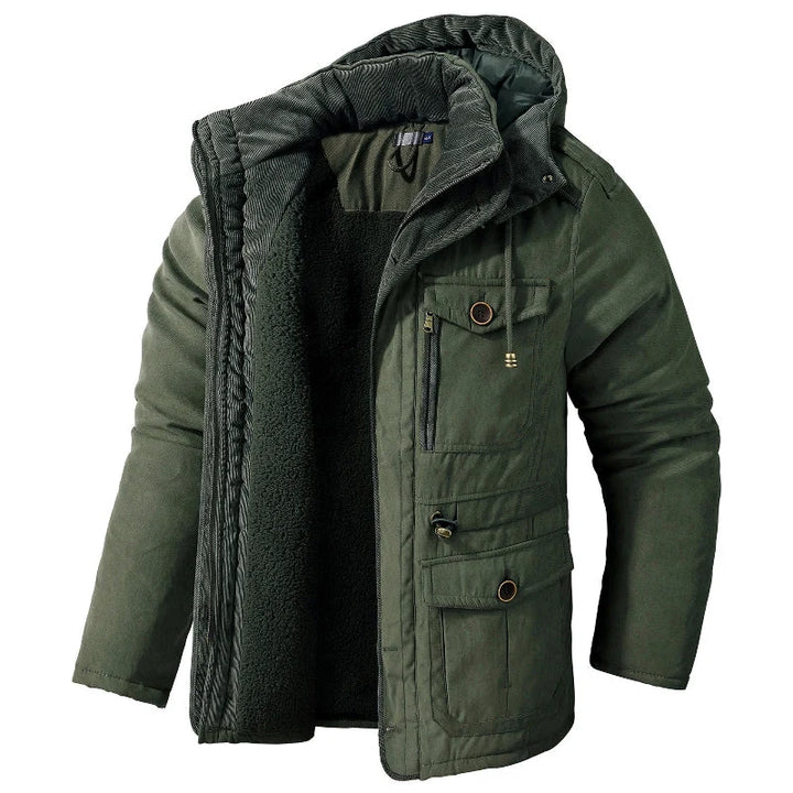 Mason | Herren Parka mit Kapuze und Taschen 2