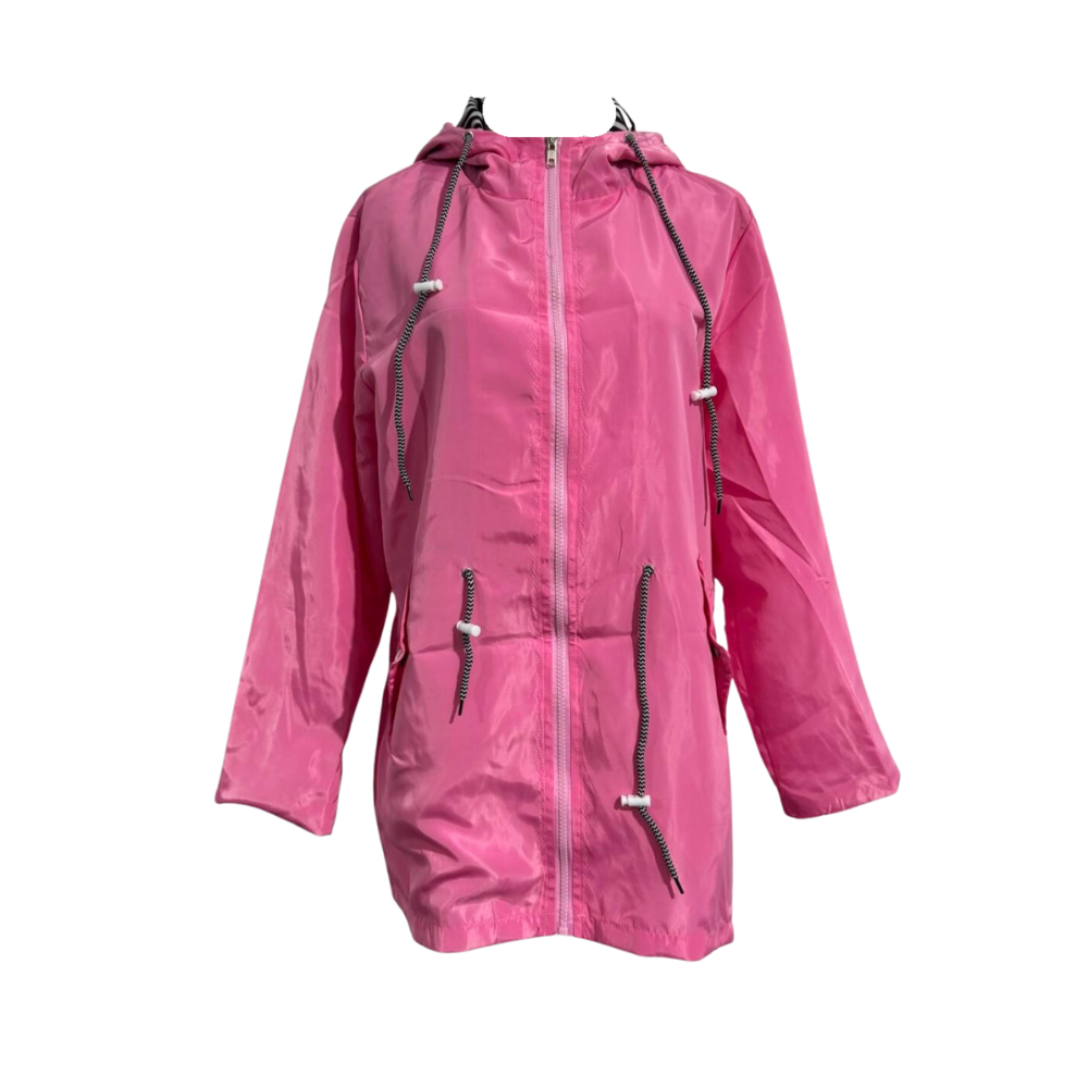 Women's Hooded Windproof Rain Jacket | Long Sleeve