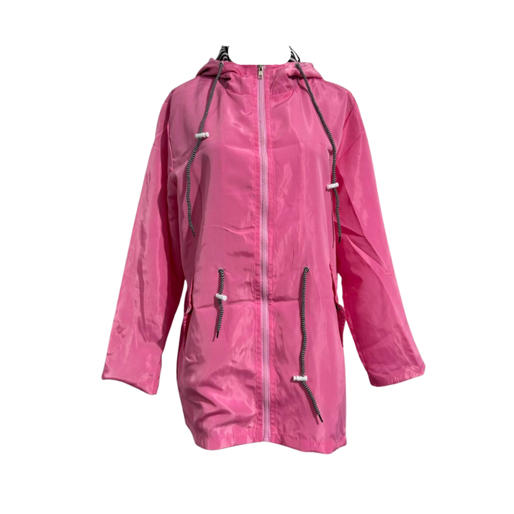 Women's Hooded Windproof Rain Jacket | Long Sleeve