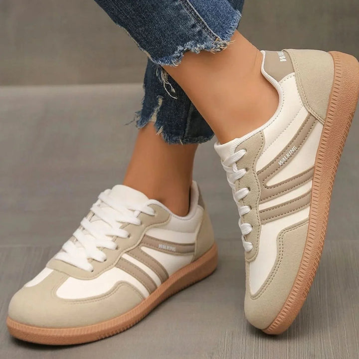 Nora | Damen Orthopädische Sneaker mit Breiter Zehenbox und Schnürung 10
