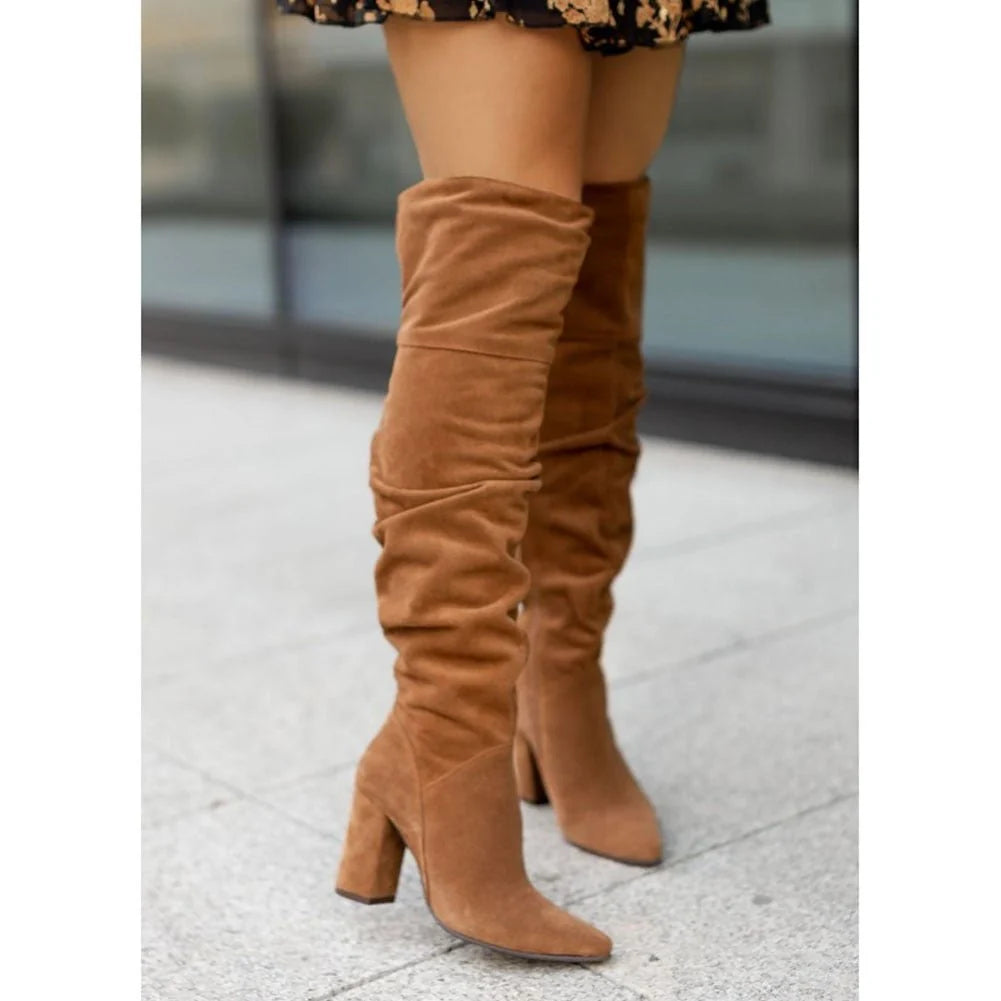 Somala - Overknee-Schlupfstiefel für Frauen 4