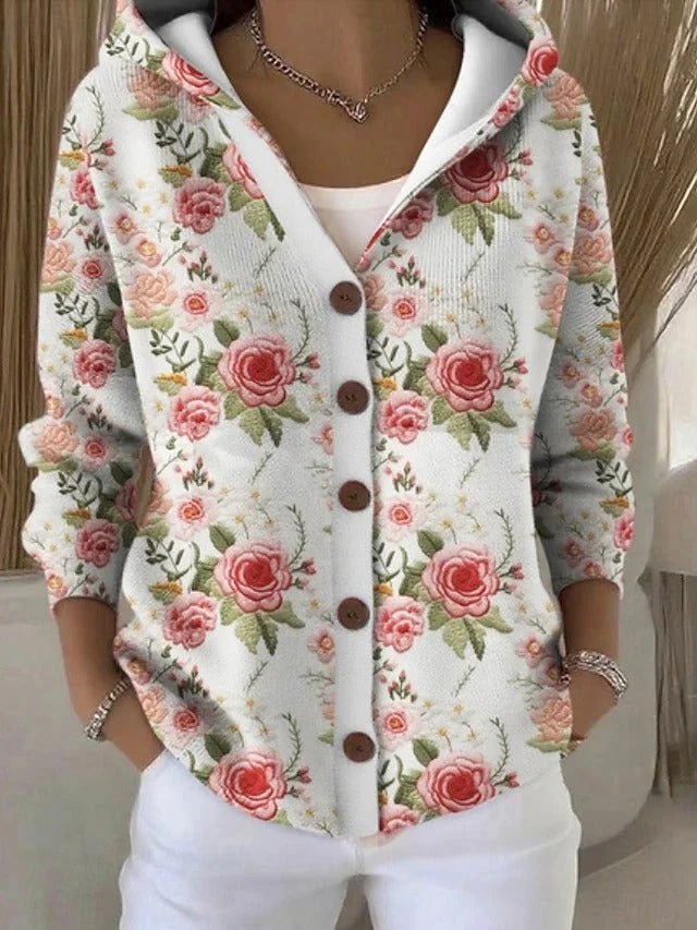 Strickjacke Damen | Mit Knopfleiste & Auffälligem Design 4