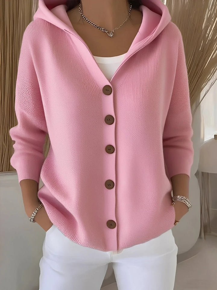 Strickjacke Damen mit Kapuze | Weich & Komfortabel 0