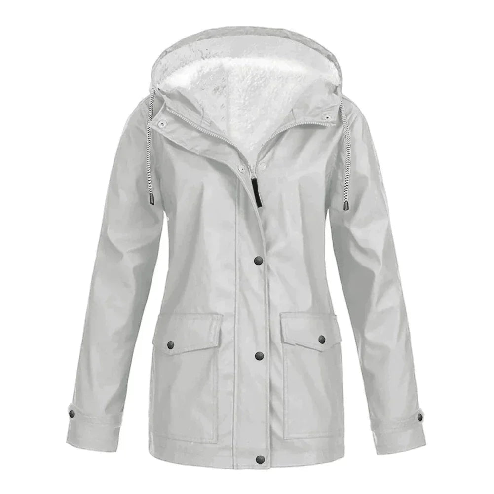 Stylish rain jacket for women | Warm 6