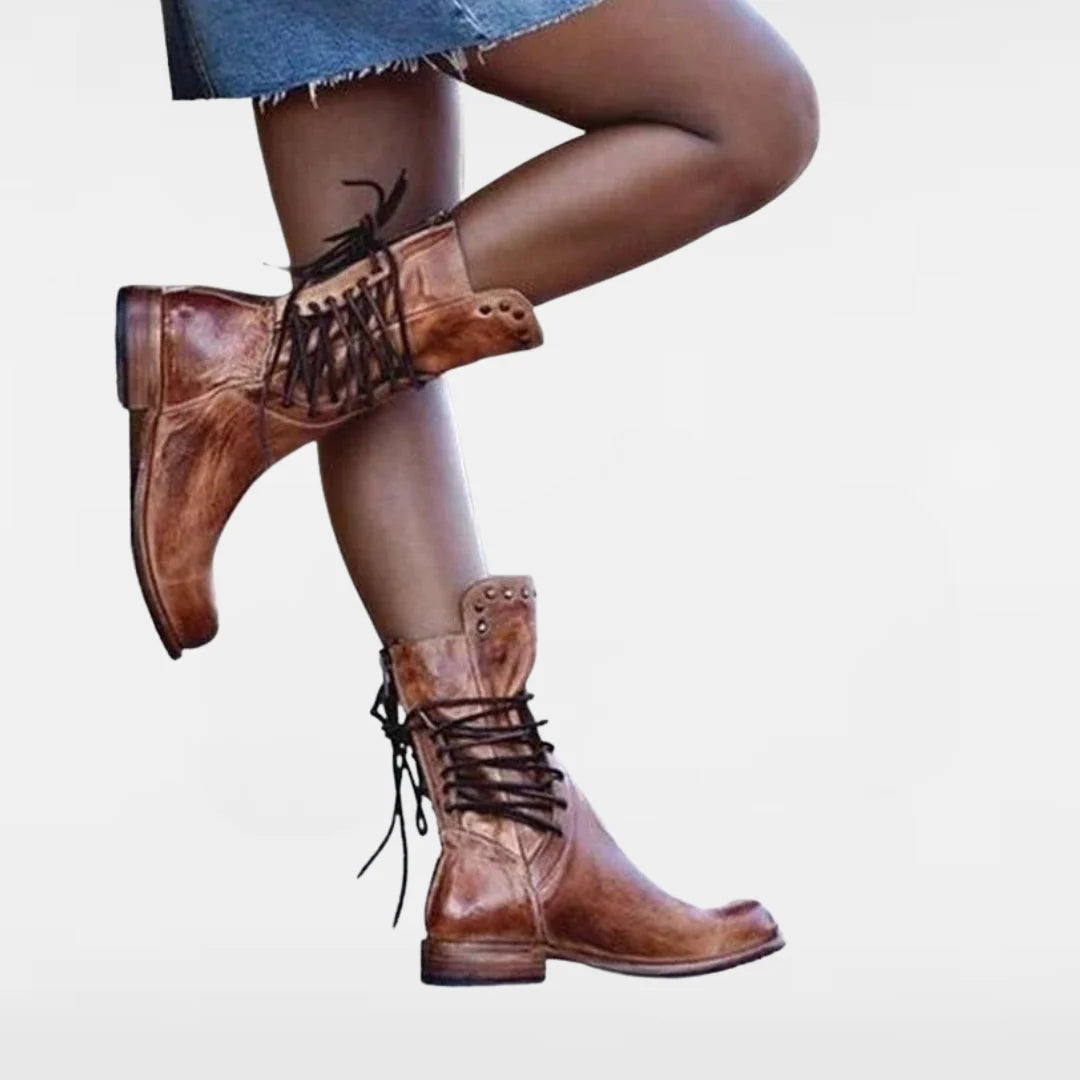 WYNONA | RUSTIKALE VINTAGE LEDERSTIEFEL 1