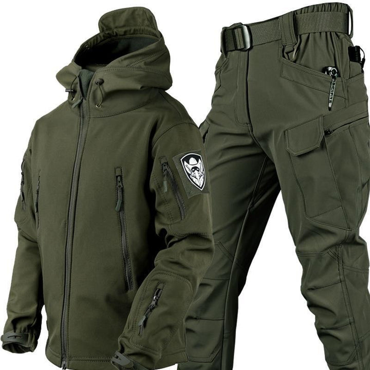 Men's Waterproof Outdoor Set with Fleece Lining