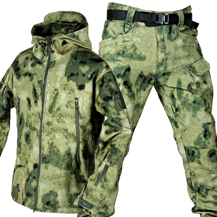 Men's Waterproof Outdoor Set with Fleece Lining